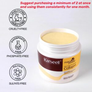 Karseell Collagen Hair Treatment Mask For Dry Damaged & All Hair Types - 500ml