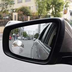 Car Round Mirror Rear View Blind Spot Wide-angle Lens – 2 Pcs