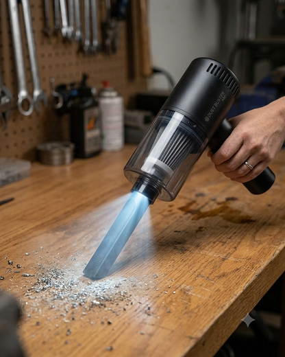 3-in-1 Cordless Handheld Vacuum Cleaner | Strong Suction | Wet & Dry Dual Mode | LED Light | Car, Carpet & Home Use