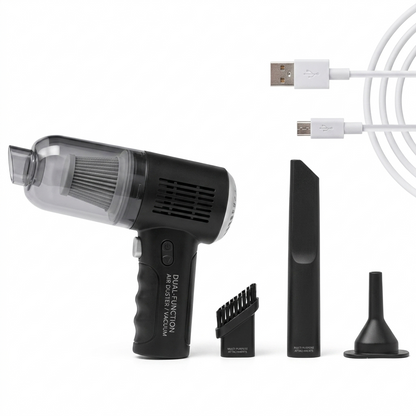 3-in-1 Cordless Handheld Vacuum Cleaner | Strong Suction | Wet & Dry Dual Mode | LED Light | Car, Carpet & Home Use