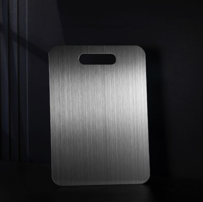 Titanium Cutting Board™ – Anti-Bacterial | No Microplastics | Rust-Proof | Food Safe