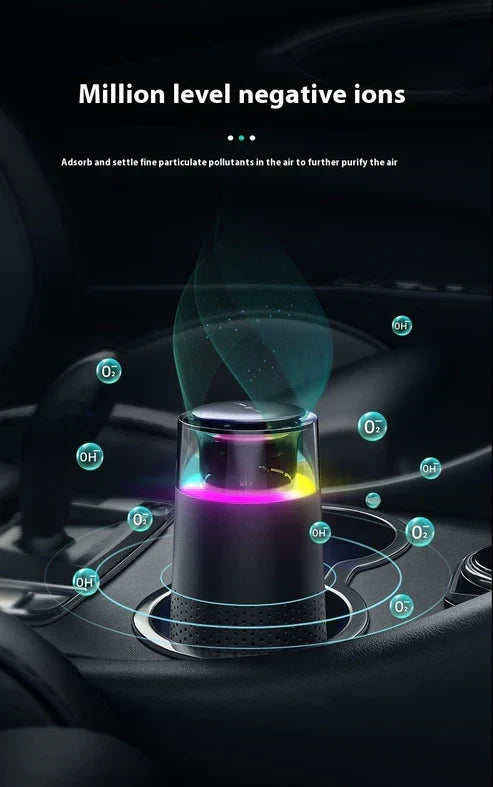 New Car Air Purifier Home Office Horse Running Light Except Flue Dust Purifier ( UAE Delivery Time: 1-3 Days )